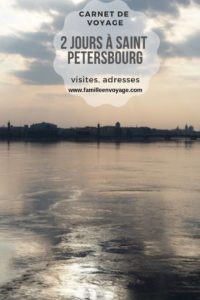 2 jours à saint petersbourg