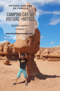 quelle option en famille usa camping car ou voiture et hotels