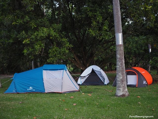 voyage en famille en polynésie camping