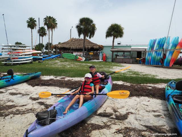 caladesi island floride kayak