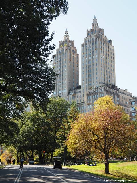 central park en automne